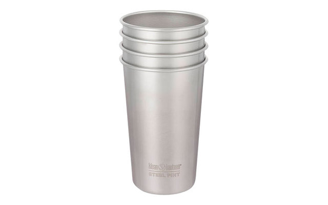 Klean Kanteen Stainless Steel Drinking Cup Set 4 pcs. 0.5 Liter