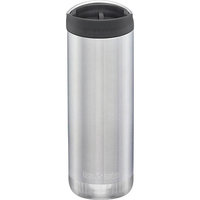 Klean Kanteen TKWide Edelstahl Thermoflasche 473 ml Silber