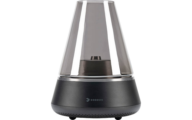 Kooduu Nordic Light Pro Öllampe inkl. Bluetooth Lautsprecher Schwarz