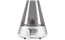 Kooduu Nordic Light Pro Lámpara de aceite con altavoz Bluetooth Plata