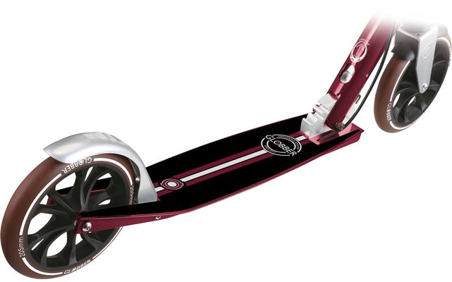 Globber NL-205 Deluxe Scooter pieghevole rosso scuro