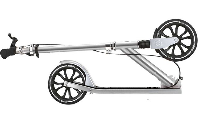 Globber NL-205 Luxe Opvouwbare Scooter Zilver