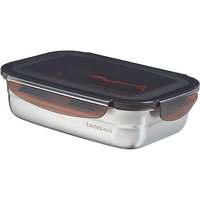 Fiambrera rectangular de acero inoxidable Lock & Lock 670 ml