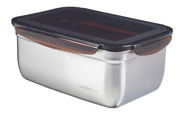 LocknLock Edelstahl Lunchbox rechteckig 3,6 Liter
