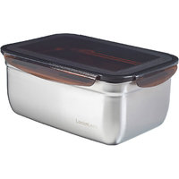 Fiambrera rectangular de acero inoxidable 3,6 L LocknLock