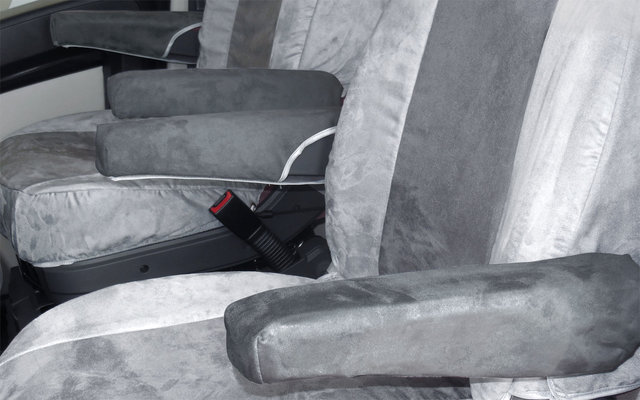 Hindermann coprisedile universale per sedile conducente / passeggero 1 pezzo Mercedes Sprinter My. 2007 - 2014 Grigio