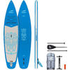 Indiana 11'6 Family Pack Stand Up Paddling Board incl. pagaia e pompa d'aria blu
