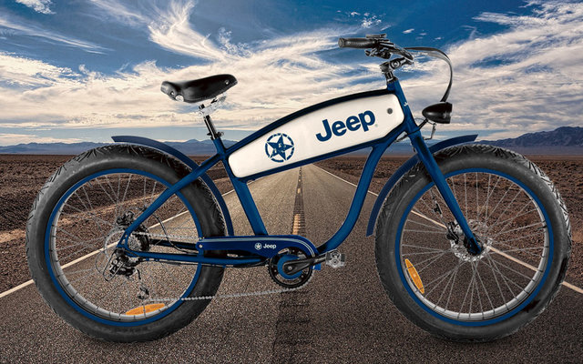 Jeep Cruise CR E-Bike 26 " Blu