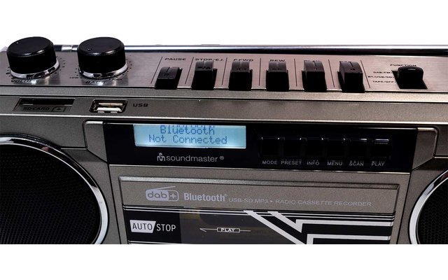Soundmaster SRR 70TI Radio portable DAB+ avec Bluetooth