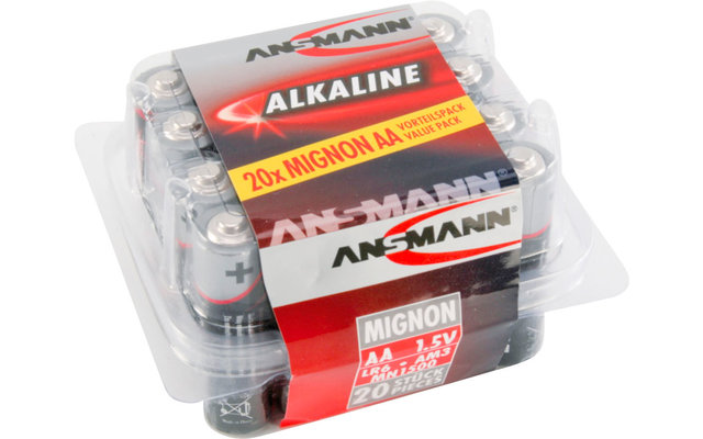 Ansmann Alkaline Mignon AA Battery 1,5 V 20er Box
