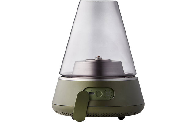 Kooduu Nordic Light Pro Lámpara de aceite con altavoz Bluetooth Verde