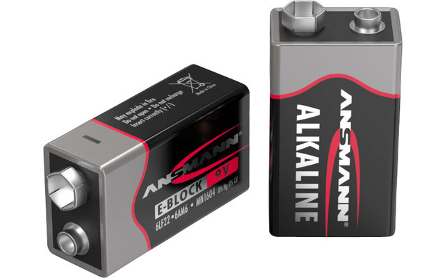 Batteria alcalina Ansmann 6LR61 E Block 9 V