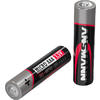 Ansmann alkaline micro AAA batterij 1,5 V - 4-delige set