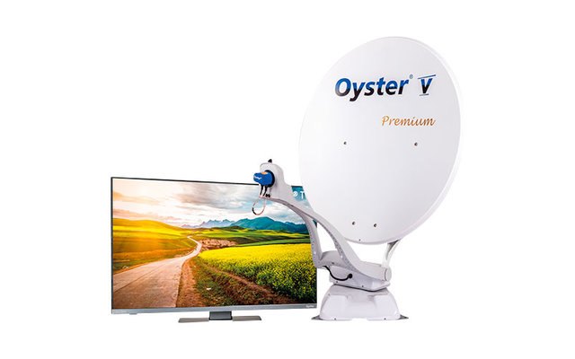 Sat-Anlage Oyster 85 Premium + 21,5" TV