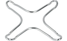 METALTEX - Gas stove top chrome plated, 2 pieces