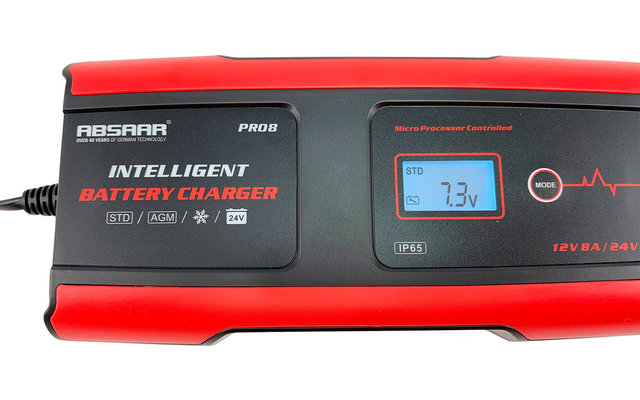Absaar Pro8 battery charger 12 - 24 V / 8 A