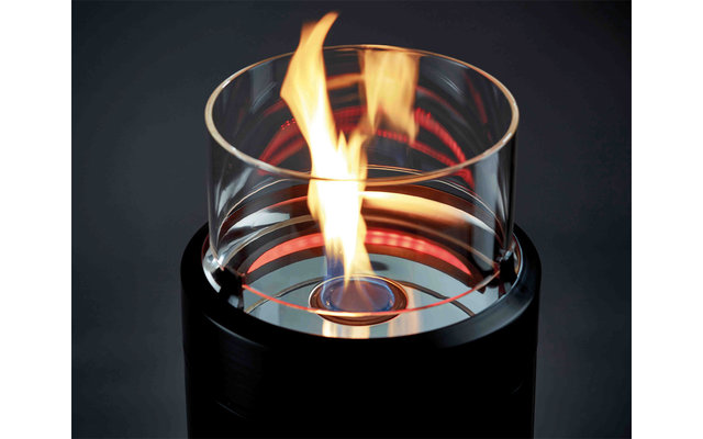 Enders Nova LED M radiant heater / flame Black / Chrome