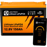 Liontron LiFePO4 LX Arctic Smart Bluetooth BMS Lithium-Batterie 12 V / 150 Ah