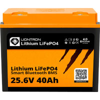 Liontron LiFePO4 Smart Bluetooth BMS Lithiumbatterie 25,6 V 40 Ah