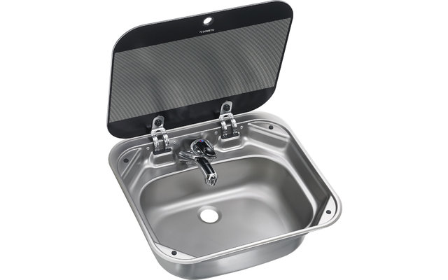 Dometic SNG 4237 Corner sink with glass cover 420 x 370 mm