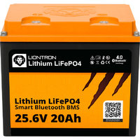 Liontron LiFePO4 Smart Bluetooth BMS Lithiumbatterie 25,6 V 20 Ah