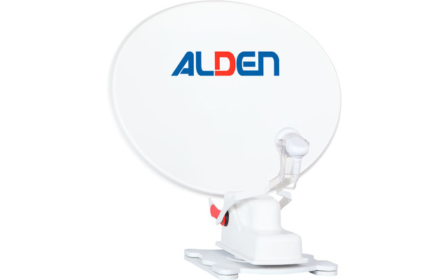 Sistema de satélite totalmente automático Alden Onelight 65 HD, incluido el módulo de control S.S.C. HD y el televisor LED de 24" Ultrawide