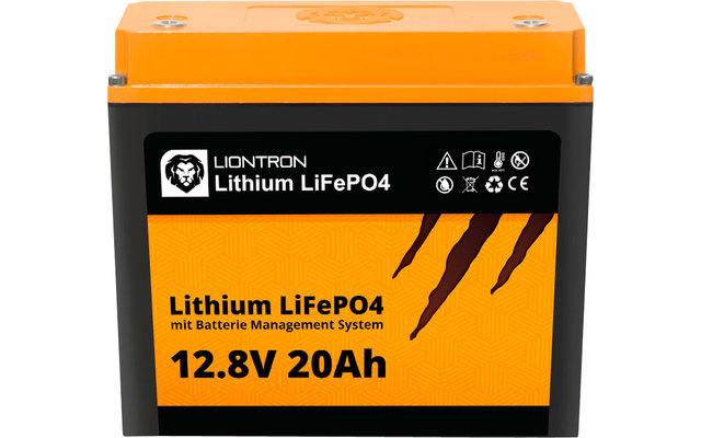 Liontron LiFePO04 Batterie au lithium 12,8 V 20 Ah