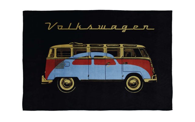 VW Collection Bus & Käfer Fleecedecke 150 x 200 cm