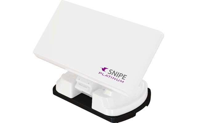 Selfsat Snipe Platinum vollautomatische Flachantenne mit Bluetooth Fernbedienung Single LNB