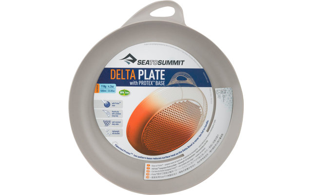 Sea to Summit Delta Plate Teller grau 1 Liter