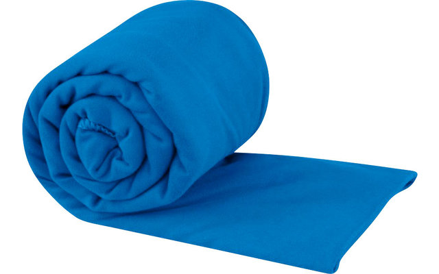 Sea to Summit Pocket Towel Mikrofaser Handtuch Large blau 60cm x 120cm
