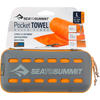 Sea to Summit Pocket Towel Mikrofaser Handtuch Large orange 60cm x 120cm