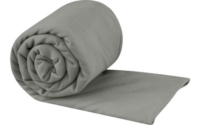 Sea to Summit Pocket Towel Asciugamano in microfibra grande grigio 60cm x 120cm