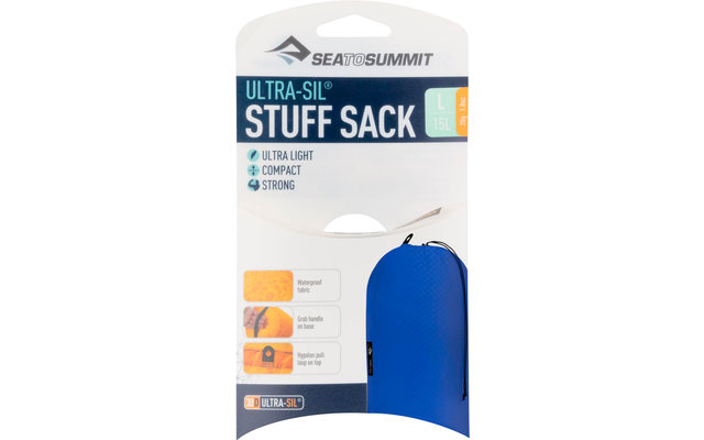 Sea to Summit Ultra-Sil Stuff Sack Packsack 15 Liter blau
