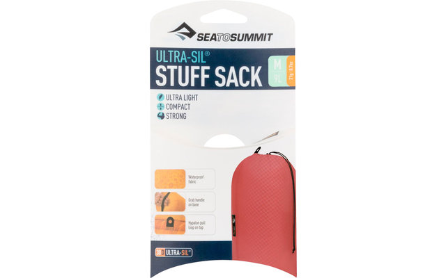 Sea to Summit Ultra-Sil Stuff Sack Packsack 9 Liter rot