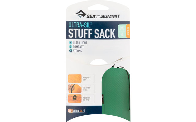Sea to Summit Ultra-Sil Stuff Sack Packsack 9 Liter grün