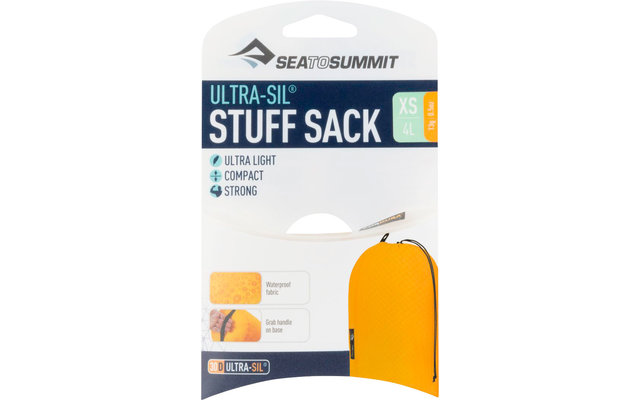 Sea to Summit Ultra-Sil Stuff Sack Packsack 4 Liter gelb