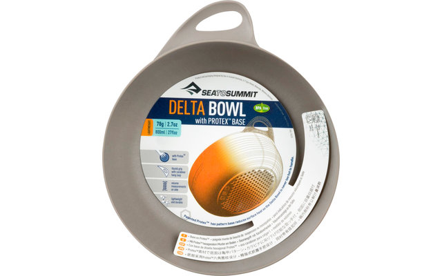 Sea to Summit delta bowl 0,8 Liter grijs