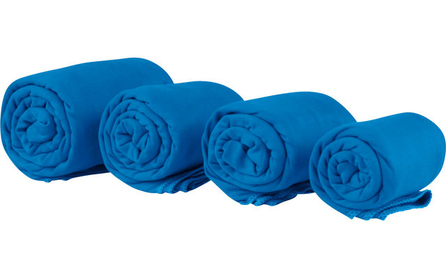 Sea to Summit Pocket Towel Microvezel Handdoek Large blauw 60cm x 120cm