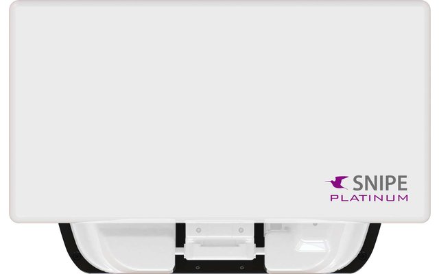 Selfsat Snipe Platinum Twin antenne plate entièrement automatique, télécommande Bluetooth incluse.