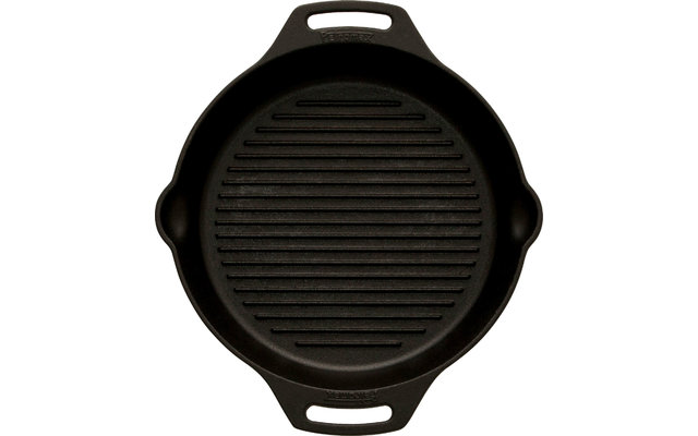 Petromax GP30h Cast Iron Grill Fire Pan with Two Handles 30 cm
