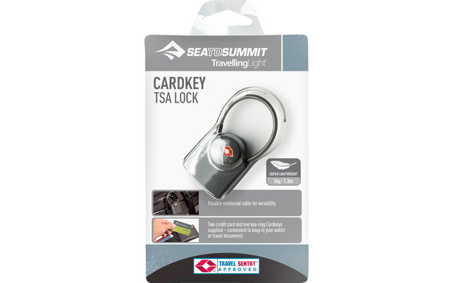 Lucchetto Sea to Summit Cardkey TSA Lock