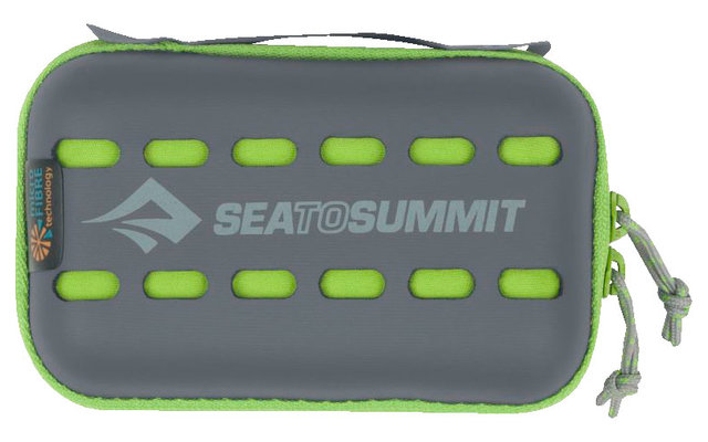 Sea to Summit Pocket Towel Asciugamano in microfibra piccolo verde 40cm x 80cm