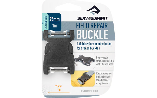 Sea to Summit Field Repair Buckle Side Release Gurtschnalle 25mm 2 Pin