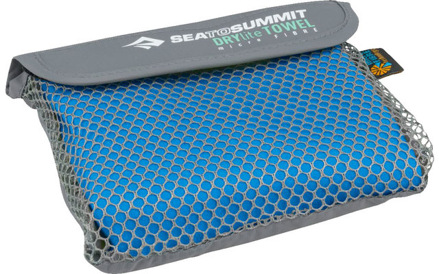 Sea to Summit DryLite Towel L 120cm x 60cm azul cobalto