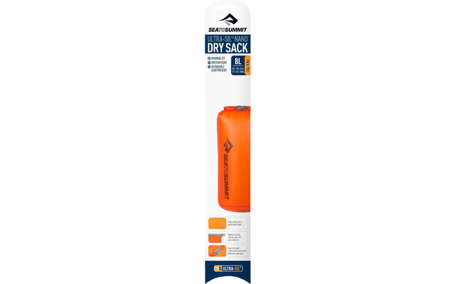 Sea to Summit Ultra-Sil Nano Dry Sack Dry Bag 8 Litri Arancione