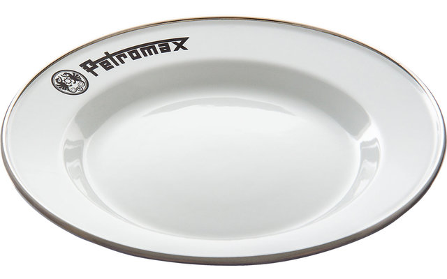 Petromax Enamel Plate Set of 2 White