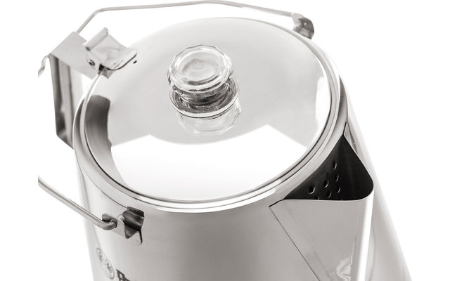 Petromax Perkomax LE14 Percolatore di caffè in acciaio inossidabile da 1,5 litri
