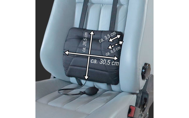 Sitback Comfort Vehicle Back Cushion Black