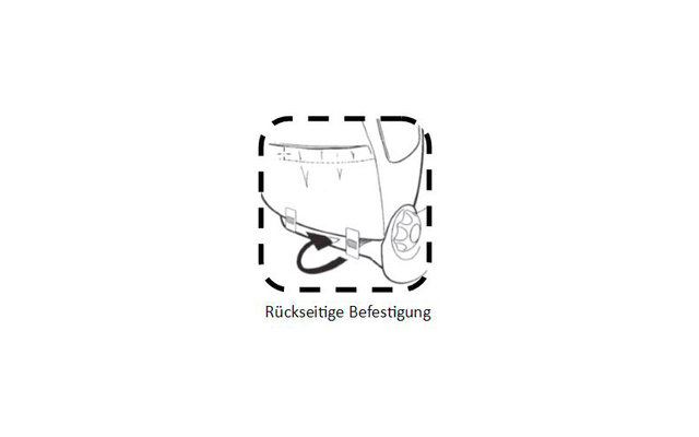 Sitback Comfort Fahrzeug Rückenkissen Schwarz